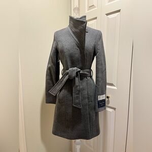 ARITZIA Babaton Gray Virgin Wool Coat